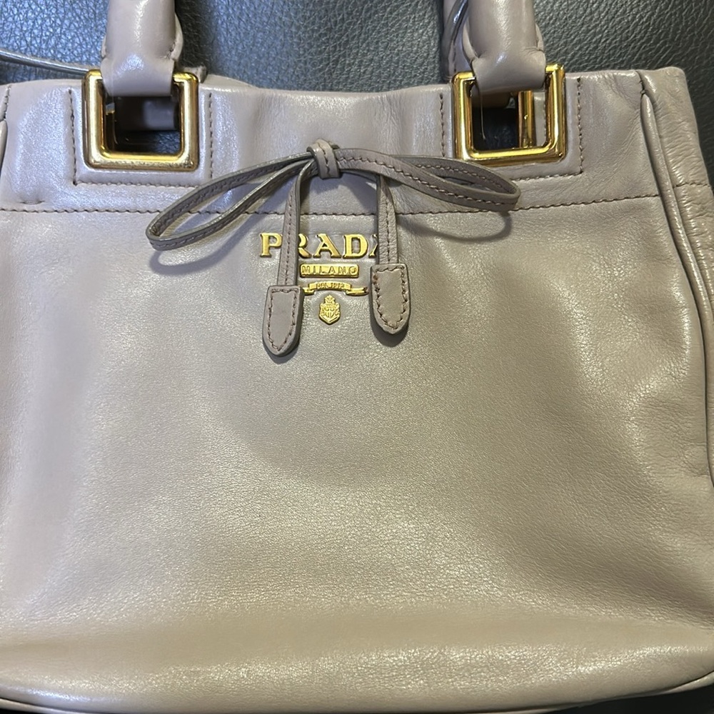 PRADA Vitello Soft Leather Satchel - Picture 12 of 16